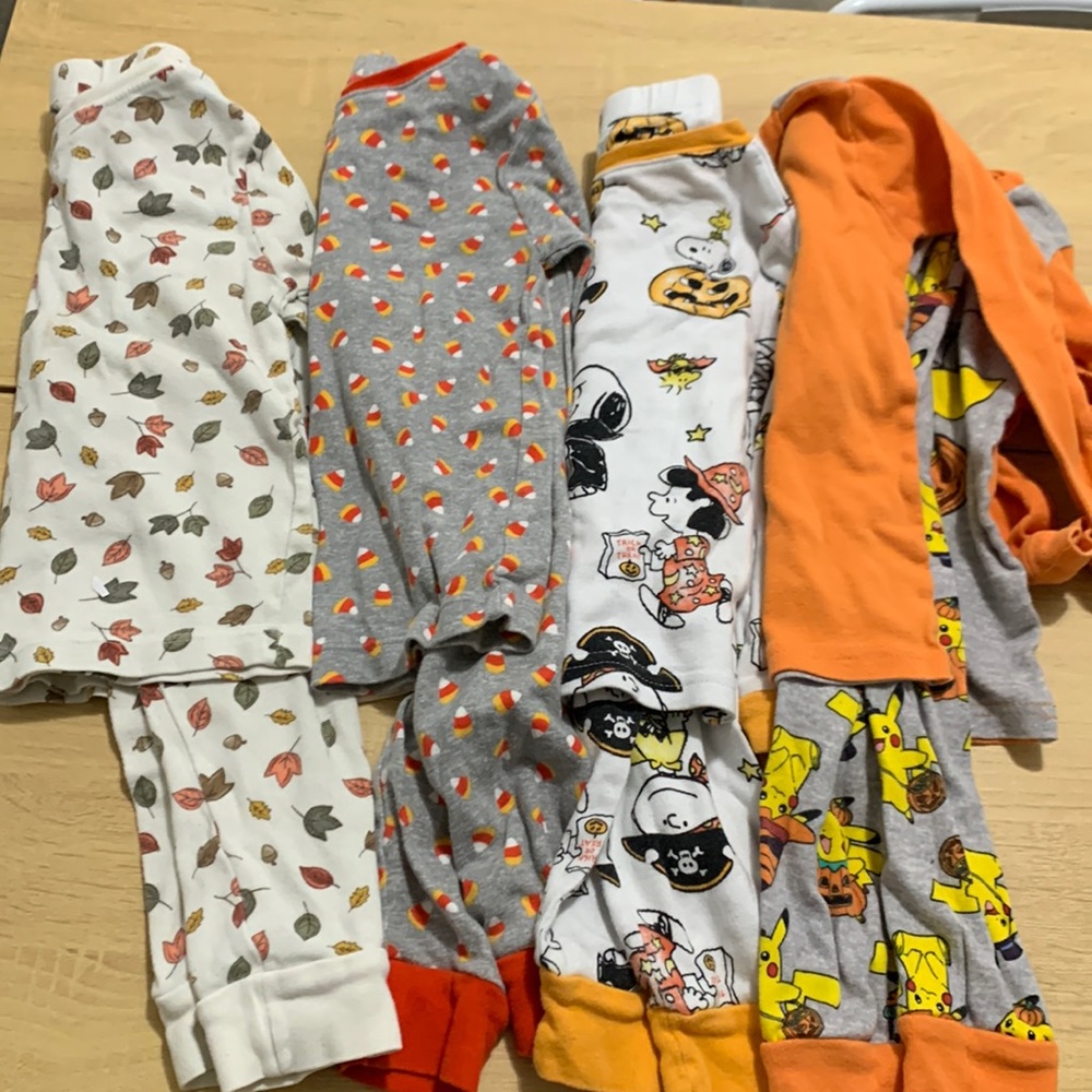 Lot of Halloween pajamas